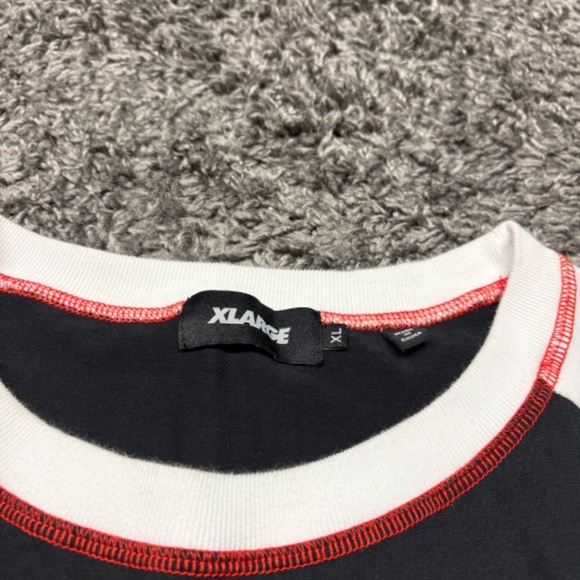 Color Scheme Stitch Raglan Tee - Black – Club Never Los Angeles XLARGE - Picture 2 of 3